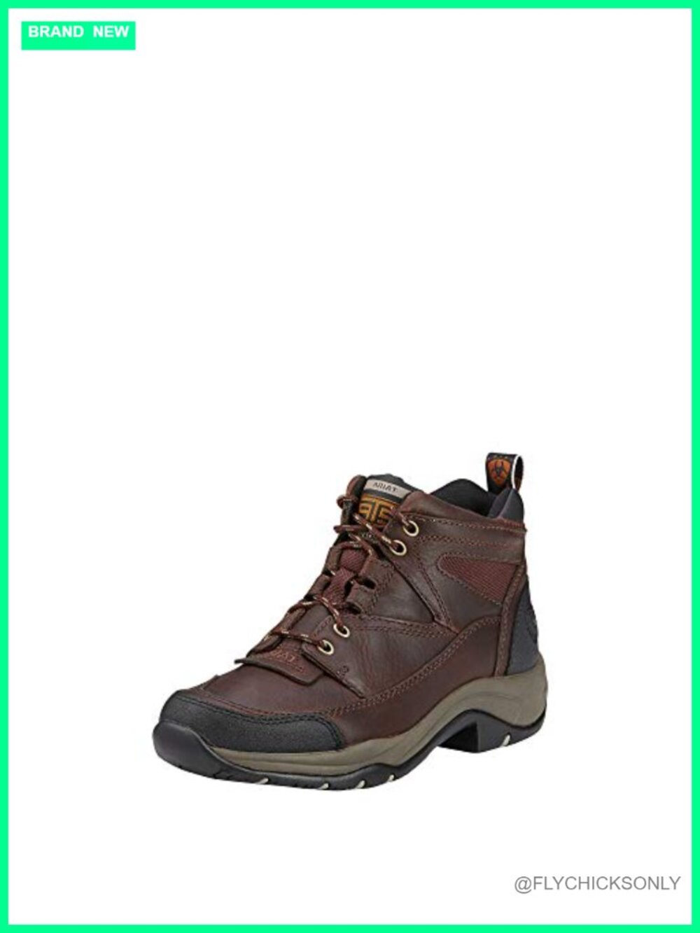 ARIAT Terrain Hiking Boots Full Grain Leather Cordura Ankle High